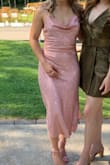 I LOVE the dress, fabric is soft, the color is perfect and it looks super nice but it runs a size bigger, I had to clip the back so it could look good. - Josefina S.