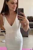 Arrived fast, nice packaging, protection cover for the dress, good fabric. - Adina G.