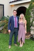 This dress is gorgeous on! It's very comfortable as well. I got several of compliments on it at a wedding. My only advice is that if you're between sizes and have a fuller bust, size up. I usually order an XS in loose fitting clothing, but the chest was a bit tighter than usual on this dress. - Paige C.