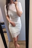 The lace is soft, but the seams in the top are just so uncomfortable and itchy. The upper chest and neck areas are just a tad too tight for comfort, and I have to keep adjusting it so it doesn't cut into my neck. Skirt portion is amazing, the top is just not the right fit for me. - Natasha Y.