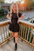 I loved this dress! So flowy and easy to wear! I will say it might be on the shorter side for people looking for a long dress. I loved the length personally! - Miranda F.