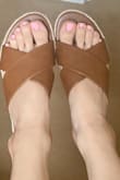 These sandals are the perfect summer footwear. They are a great color & fit true to size. They are very comfortable and feel supportive. - Kayla E.