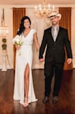 We eloped at a cute little rhinestone chapel and this dress was perfect for the occasion. True to size. The photographer loved it. Great material! - Jessica M.