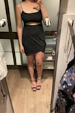 I bought this dress to go out in NYC for a weekend and it was everything I dreamed of for that LBD!!! Cannot recommend this dress enough. I bought the M and L to try. The L was a little longer which I liked, but there was some gapping across my ribs under the bust which I didn't like the look of, so I went with the M. I got so many compliments and everyone was asking me where I got it. Do it!!! - Emilie S.