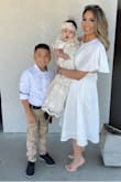 The material is so pretty and The detailing is gorgeous! I love how modest it is! I wore this to baptize my God daughter in and I received so many compliments. It's a beautiful gown! - Cindy C.
