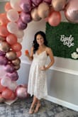 Fits true to size & very flattering! Perfect for bridal shower, rehearsal dinner, or honeymoon. - Brianna B.