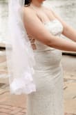 Definitely loved my wedding dress. It complemented my body so much, very great quality. So affordable as well! Definitely recommend. - Stephanie Z.