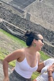 Loved wearing this! It's comfy. The straps do fall off here and there which made me a little self-conscious, but I wore it with a paste on bra. - Vanessa U.