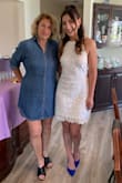 I wore this dress for my bridal shower and it was perfect for the occasion. The fabric is great - not too thin and definitely not see-through, maybe a little bit too thick to wear outside in the summer. I am usually between a small-medium in Lulus dresses. This dress was a bit loose on top but fit perfectly around the waist/hips so the small would have been uncomfortable. - Jamie S.