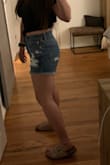 These shorts are super comfy, not stiff and good length. Happy with my purchase! - Andrea L.