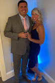This dress fits true to size. Super comfortable. I wore it to a wedding and received so many compliments. - Lauren F.