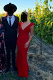 I wore this dress to a formal wedding and received so many compliments. It fit beautifully, except it was way too long so I had to get it hemmed. I also had to get the straps tightened a bit because they would slide off. Overall, loved wearing this dress and felt very beautiful. - Emily J.