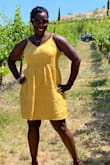 Perfect dress for my Girls Trip to Sedona. I initially bought a small however, I exchanged it for a medium. I needed more room in the breast area. The return arrived in enough time for my trip. This will be my go to dress this summer. - Yolanda M.