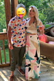 I have literally never felt better about myself than when I wore this dress.  It got like a glove, was super flattering, and the print was gorgeous.  It was too risqué for my event to tie it in the front and I was going to add a snap in the front, but then realized you can totally wrap it around and tie it in the back!  Still sexy but not over the top.  I'm 5 ft 2 in, so it still hung a tad on the ground even with decent height wedges on, but I wasn't tripping.  I didn't want to pay to have it altered : ) - Pamela M.
