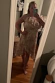 This dress was actually really cute. It fit well, but I didn't need it anymore so I returned it. Otherwise I would have worn it for a fun occasion! - Samantha T.