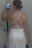 The dress is better than I expected! I received it in a few days and I really liked that they send it with a covering too! I can't see the time for my Wedding day! Thank you Lulus! - Lydia P.