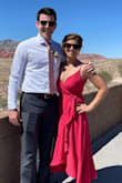 I wore this dress to a small wedding and I got so many compliments. It was nice, light, and flowy. Perfect for a hot summer wedding.
I usually order a size small, but got XS based on reviews I read. It was a great fit and the fact that it was a wrap gave it some flexibility. If you have smaller breasts, I'd suggest a smaller size because it was a tiny bit loose at times and the straps were tightened all the way. - Maia S.