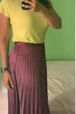 I bought this skirt on sale and I was a little skeptical because I didn't know how it was going to fit but let me tell you if you are thinking about it just go ahead and get it. It's a nice piece to own. - Rosemary H.
