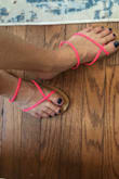 Cute sandals that look good walking around the block or on the beach! - Therese T.