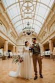 I was a little nervous till I received the dress, but when I tried it on, It was almost unbelievable that, online purchased WEDDING dress, simply could fit so perfectly; only the length was a little longer for me, that was very easy to readjust... 

Thanks a lot <3 - Ekaterine R.