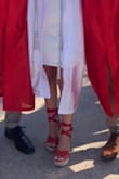 I can not walk in heels at all, so getting these for my graduation I was super nervous. When these came in the mail, I tried them on and quite literally fell in love with them. The shoes are super comfortable and very easy to walk in. Plus, they made me super tall! - Jennifer M.