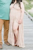 It is so hard finding a flowy dress for a short height and heavyset body.  This was THE perfect dress for me!  I struggled to find something to wear for engagement photos and this dress really flattered me and I've gotten a lot of compliments on the dress! - Cheryl D.