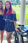 Absolutely love this. The fit is perfect and it's very comfortable and cute. Fits true to size, I got a medium - Paige S.
