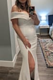 I bought this dress as a backup option for my wedding day. It ended up being the best choice out of all three dresses I selected. I had to get it hemmed, but other than that the fit was perfect. - Abbey D.