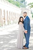 This dress is soooo dreamy. It was A little long on me, but that's to be expected because I'm 5'00. I wore it for my engagement pictures and it was such a good choice. Buy this dress, and you'll thank yourself later! - Giana T.