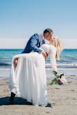 I felt beautiful in my dress. It was just what I imagined and fit perfectly for a beach setting. The style was chic, comfortable, light weight and flowy. - Donna G.