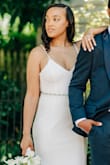 I ordered this dress for my elopement and it arrived about a week later. It fit perfectly, I had to get no alterations at all. I added a belt for a little flare, and the dress was perfect for my day. - Ashley C.