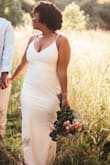 Beautiful dress! Used for anniversary pictures. I ordered a medium and fit snug in the hips, but other than that it fit like a dream. - Charlie D.