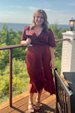 This dress was perfect for a semi formal wedding I recently went to. Classy, cute, and the color was everything!
Only con was the bust area was a little large for me; so I used double sided tape to keep it secure through all the dancing. - Josie S.