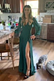This dress is absolutely stunning!! I had some small issues but Lulus gave me a few options and really showed me how great a company they are!!! The bottom of the dress is long (as expected) so I just put on higher heels !!! Everything about this dress screams sexy and elegant!!! - Melanie E.