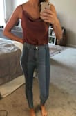 Great shirt! Can dress up or down. The lining is a little weird but still a great but. - Nina C.