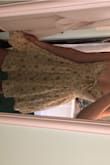 I absolutely love this dress. I had ordered an XS but it was a bit too small on me which I'm usually that size. However, the small fit perfect. I'm pretty tall being 5'8" but this dress is the perfect length in the back. - Michelle B.