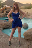I was pleasantly surprised at how much I loved this dress because I am normally a medium; however, I ordered a small and it was perfect. The color is amazing and the silhouette is so flattering. I will admit that the slit creates a breeze, so I don't recommend this dress if you are going out dancing. Additionally, I did not wear a bra with the dress (it didn't lay right with one on). I highly recommend this! - Katelyn H.