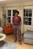 Love this top! goes well with just about anything. The  front was a little open, a part from that it was very comfy. - Avia J.