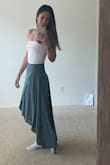 I was worried about the fit, because my size is between S and M. I bought both. And S fits perfectly to my waist.
The texture is so soft and the look is amazing. - Nancy R.