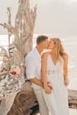 Absolutely loved this dress. I felt secure knowing it was double lined and just fit perfectly. We got married in Florida (extreme heat haha) and this dress held up! Wouldn't change a thing!!! - Mariana V.
