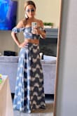 Loved this ensemble. Got so many compliments.  Fits great! I ordered a small. - Perla G.