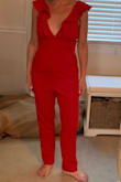 The front area was a little long and looks a little awkward, but it fit nice in the butt. Everything else fit nice. It is VERY low cut in the chest. - Stacy G.