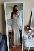 I'm so in love with this dress! I ordered it right away when I saw it on the website, the shipping was fast, although I had to pay 68$cad for the import fee, but when I received the dress I think it's all worth it. I'm 5'7 and 120 lbs for reference - Richelle A.
