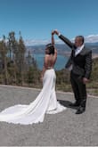 A little long and didn't have time to tailor, but the length worked out to cover my Nikes! Everything else fit perfectly. Great quality/material. Couldn't be more happy with the dress and it came in the mail in a reasonable time! - Selena L.