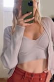 Despite review that it's running small. Runs true to size. I usually wear xs and I preferred small based on reviews. Runs big. Also color is not that nice fresh Lilac, more like dirty lilac. Quality is really nice - Olena O.