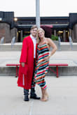 I wore this dress for professional graduation pics for my son's high school graduation. While it's a bit revealing from the back side, it was perfectly fine for pictures.  I got soooo many compliments.  Note that you'll need pasties for a bra (or no bra, if you can do it) and possibly no underwear--as the back is VERY deeply cut down the back side.  It's really just a perfect dress no matter what your size.  Hides all your flaws and is so fun and flowy! - Nicole H.