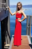 I love the color of dress on me. However I had to alter the length little bit. Many people gave me complements for my dress. - Ocean K.