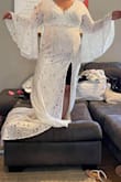 1st customer service was amazing.
2nd the dress is perfect for a Nov wedding.
3rd Fits My Boho wedding theme perfect.
Last the Price is amazing. - Brianna G.