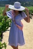 I wore this dress wine tasting for my bachelorette party in Napa! It was perfect! - Natasha S.