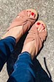 These are soft and cushiony and so comfortable. I wear them around the house instead of slippers. I have the camel suede like pair. They are cute, not necessarily sexy but stylish. They got dirty from wearing in the garden and I scrubbed them with soap and water and they dried and held up fine to cleaning. I'm definitely getting in other colors. - Rosalee M.
